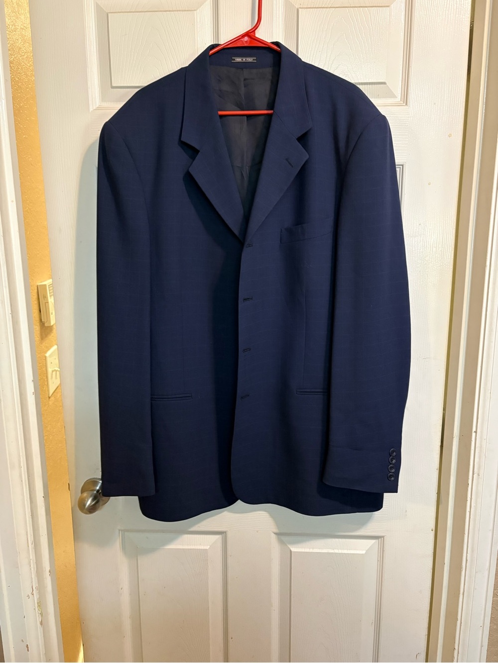 Cerruti 1881 Luigi Cardini Italian super 100 wool Men's Navy Blazer